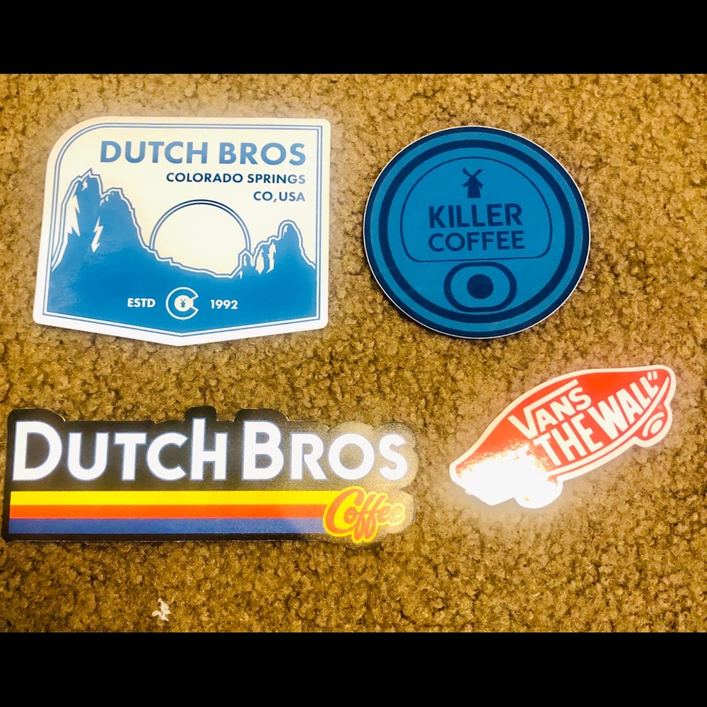 Dutch bro’s and vans stickers